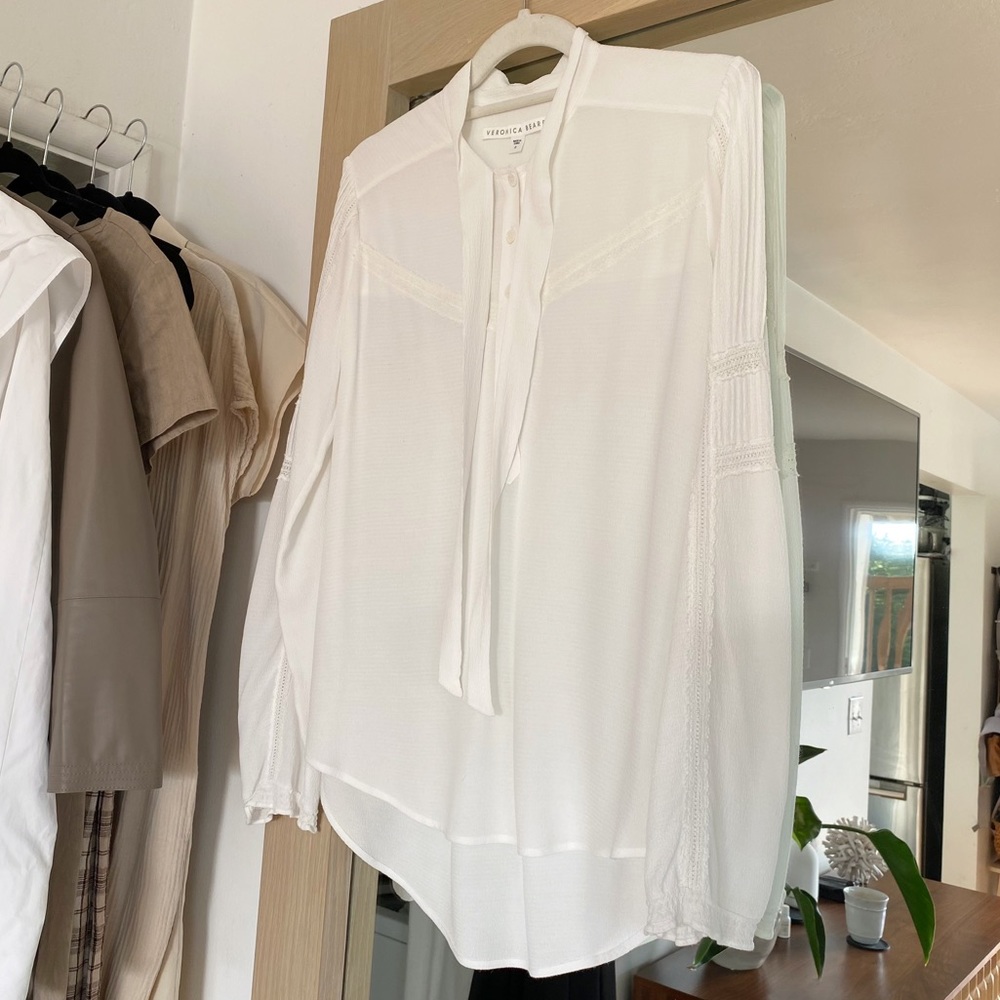 Veronica Beard White Blouse